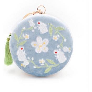 Handmade Floral Tassel Shoulder Bag