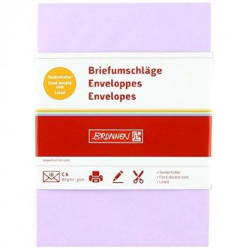 Enveloppes C6 en papier brun clair