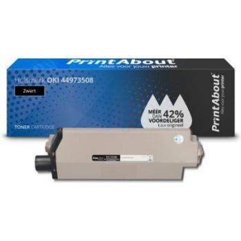 Schwarzer Toner kompatibel mit OKI 44973508
