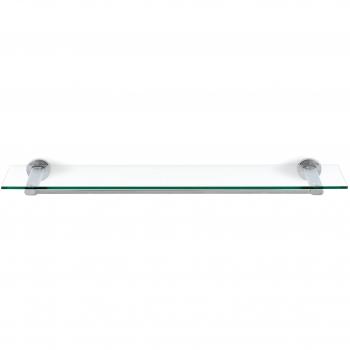 Blomus Areo Handtuchregal mit Edelstahlrahmen und Klarglas, 76 × 24 × 6 cm