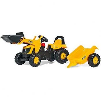 Tramptraktor RollyKid JCB med Släp och Skopa