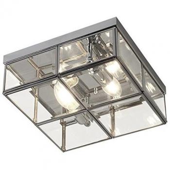Netlighting Flush Ceiling Light 2 E14 Chrome