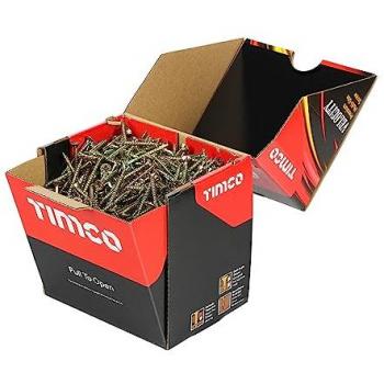 Yellow Velocity 4.0×40 Dual‑Countersunk Premium Screws