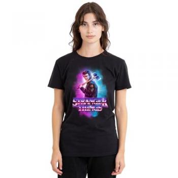Women’s Steve Harrington Metal Burst Shirt – Black