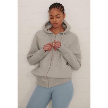 Sweat-shirt Longline à zip Next Active Gris