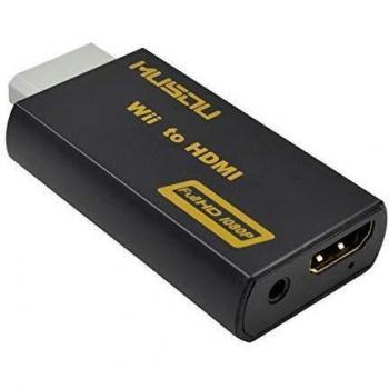 HDMI‑Stick für Wii (MUSOU) – 1080 P Full HD mit 3,5 mm Video‑Audio‑Ausgang