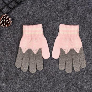 Pares de Guantes de Cachemira con Motivo Felino