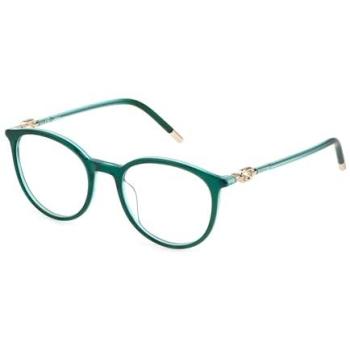 Furla VFU548 Green Frames for Women – 51 mm, Blue‑Light Guard