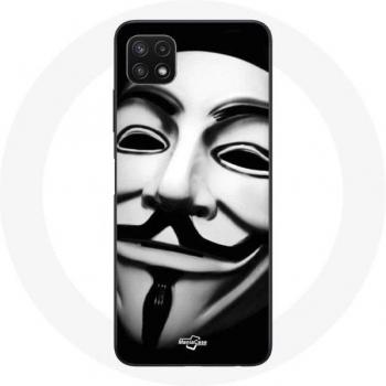 Coque pour Samsung Galaxy A22 5G Nous Sommes Légion Masque Anonyme