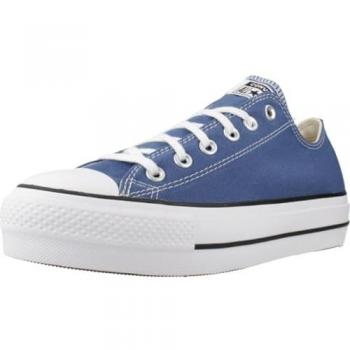 Basket Converse Plateforme Canvas HI Bleu