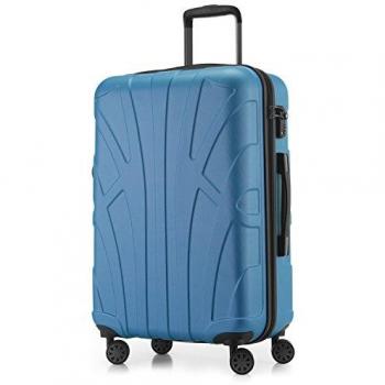 Suitline S1 Check-In Koffer, 4 Rollen, mittelgroßer Hartschalen-Trolley, TSA, 68 L