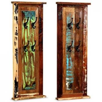 Appendiabiti in Legno di Recupero 38x100 cm
