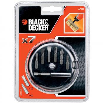 Coffret complet 7 embouts à vis A7090-XJ Black+Decker