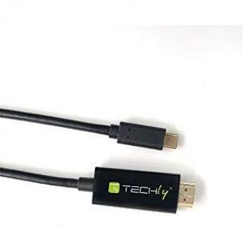 Techly High-Resolution USB-C to HDMI Adapter