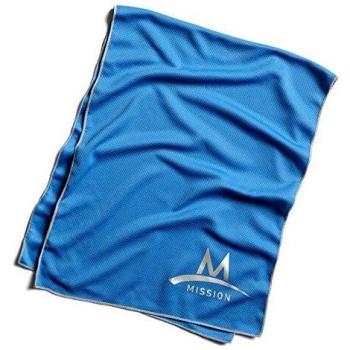 Toalla Mission de Secado Rápido, Hombre, Azul, XL