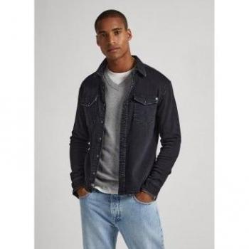 Jepson Peper Jeans Negro – Camisa Slim Fit