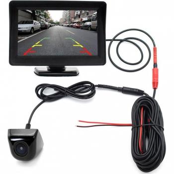 Espejo Retrovisor con Cámara GreenYi 4,3 y 8 LED