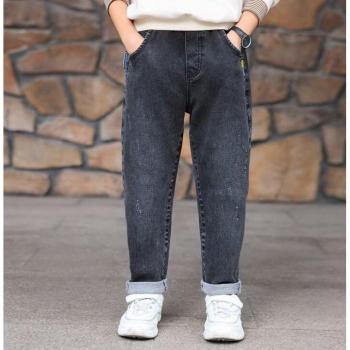 Pantalon jean baby garçon couleur unie stretch lavage