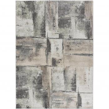 Tapis moderne gris 140x200 cm