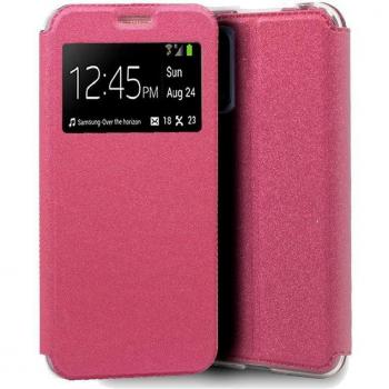 Funda Protectora Flip Liso Rosa para Realme 7 5G