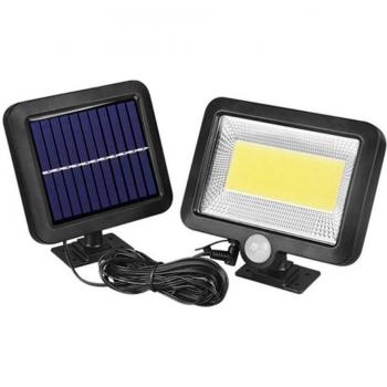 100LEDs Solar Security Light with PIR Motion Sensor for Outdoor Use