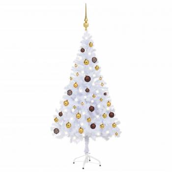 Árbol de Navidad artificial con luces LED 120 cm 230 ramas