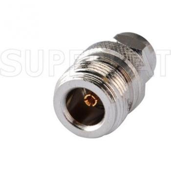 Rechte RF coaxiale connector