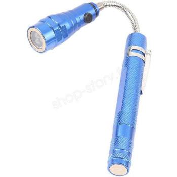 Lumière de poche élargissable 17‑55 cm, magnétisée, trois LEDs, intensité réglable