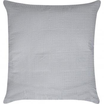 Cuscino Federa Den Haag Seersucker 80x80 cm grigia
