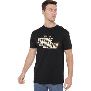Star Trek Strange New Worlds Graphic T-Shirt – Black 5XL