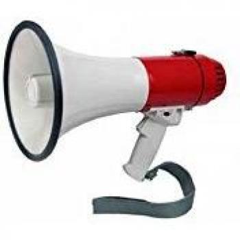 20W Red Megaphone Siren by Lalizas Unisex