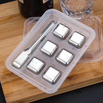 Cubos de Hielo de Acero Inoxidable para Bebidas