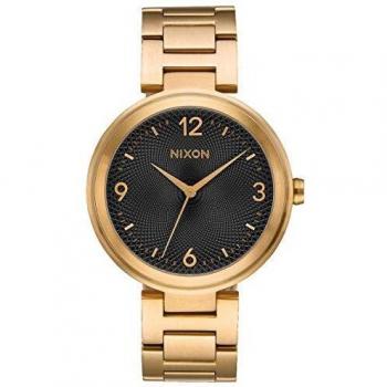 Nixon A108‑2290‑00 Damenlehrzeitmesser, Quarz, Lederhandgelenk
