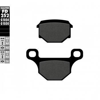 Freno Semimetálico Galfer FD252G1054