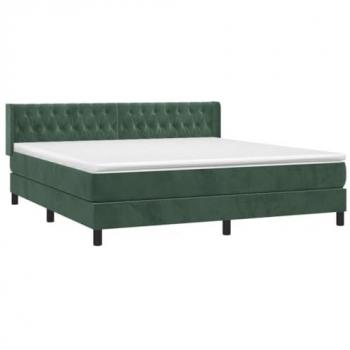 Letto con Rullo Verde Scuro 160x200 cm