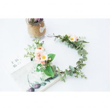 Guirnalda de flores para novia