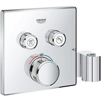 Thermostat Grohtherm SmartControl mit 2 Absperrventilen und Brauseanschluss