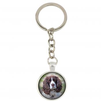 English Springer Spaniel Personalized Keychain