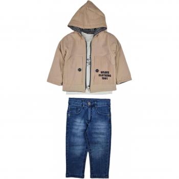 Blue Multi-Style Hooded Suit for Boys Age 1