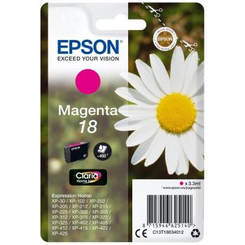 Original Epson C13T18034010 / 18 Tintenpatrone magenta