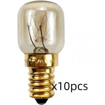 Lot de 10 ampoules E14 25W pour cuisson