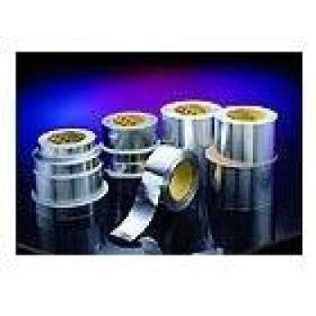 Tapecase 12–5-433 433 12 en X 4,6 m Argent brillant ruban adhésif en feuille d'aluminium (1 rouleau)