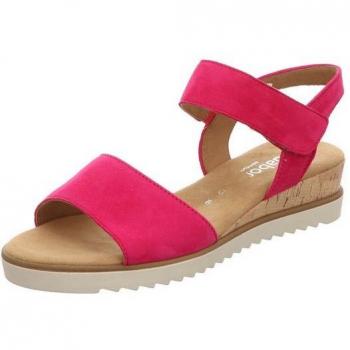Gabor Damensandal „Velours Pink“ – 7.5 (EU)