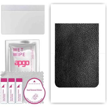 Realme GT5 Foil Skin – Classic Black Leather Pattern