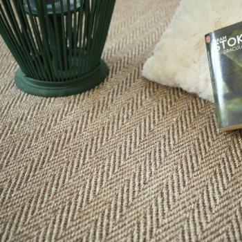 Maya Chevron Décoweb Beige 4m x 2m