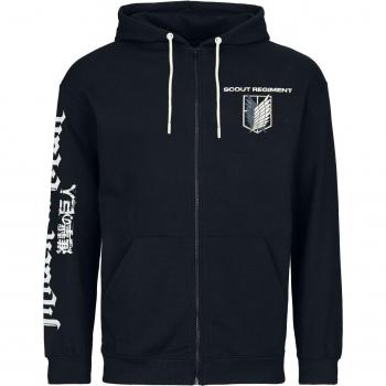 Panache de la Bataille : Capuche Eren Jaeger XL – Noir