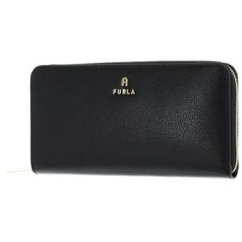 Furla Damen Geldbörse Camelia XL Zip Around Schwarz