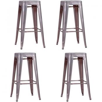 Metalli Nest Dream Sgabelli Bistro 4x