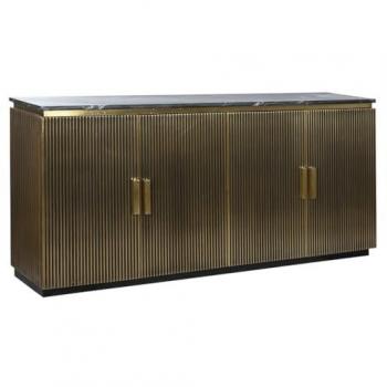 Buffet Home Esprit – Tablette en Marbre 180 cm × 40 cm × 85 cm – Multicolore