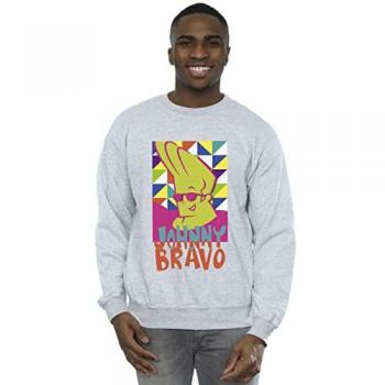 Grey Johnny Bravo Multi Triangle Pop Art Top